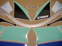 Honda CBR 600 F2 - Schwarz/Pink/Grüne Version - Dekorset