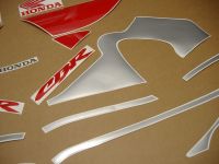 Honda CBR 600 F4 2000 - Silber/Rote Version - Dekorset