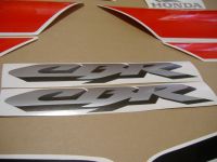Honda CBR 600 F4i 2003 - Schwarz/Rote Version - Dekorset