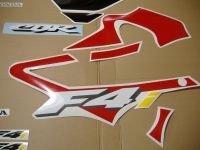 Honda CBR 600 F4i 2001 - Rote Version - Dekorset