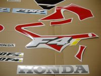 Honda CBR 600 F4i 2001 - Red Version - Decalset