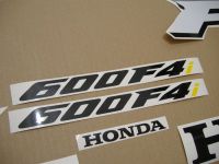 Honda CBR 600 F4i 2004 - Red/Silver Version - Decalset