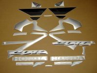 Honda CBR 600 F4 2006 - Silver/Black Version - Decalset