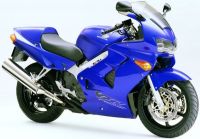 Honda VFR 800i 1999 - Blaue US Version - Dekorset