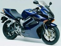 Honda VFR 800i 2002 - Dunkelblaue Version - Dekorset