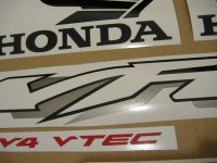 Honda VFR 800i 2002 - Silver Version - Decalset