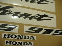 Honda CB919F Hornet 2005 - Silver Version Decalset