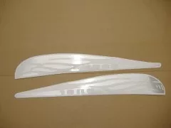 Honda VTX 1800 - Gebürstetes Aluminium Tank-Dekorset