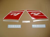 Yamaha YZF-R1 RN19 2008 - White/Red Version - Decalset