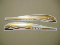 Honda VTX 1800 - Dunkelgold Tank-Dekorset