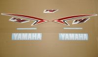 Yamaha YZF-R1 RN22 2009 - White/Red US Version - Decalset