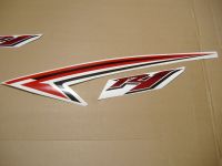 Yamaha YZF-R1 RN22 2009 - White/Red US Version - Decalset