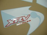 Honda XRV 750 Africa Twin 2002 - Blau/Rote Version - Dekorset