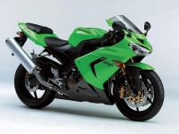 Kawasaki ZX-10R 2005 - Grüne Version - Dekorset