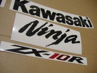 Kawasaki ZX-10R 2008 - Orange Version - Decalset