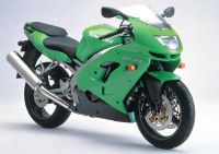 Kawasaki ZX-9R 1999 - Green Version - Decalset