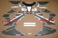 Honda RVT 1000R 2005 - Black/Grey Version - Decalset