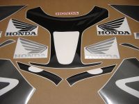 Honda RVT 1000R 2005 - Schwarz/Graue Version - Dekorset