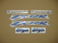 Kawasaki ZX-12R 2003 - Silver Version - Decalset