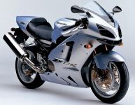 Kawasaki ZX-12R 2004 - Silber Version - Dekorset