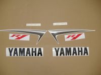 Yamaha YZF-R1 RN22 2009 - White/Red EU Version - Decalset