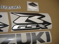 Suzuki GSX-R 750 2008 - Schwarze Version - Dekorset