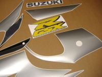 Suzuki GSX-R 750 1997 - Rot/Schwarz/Silber Version - Dekorset