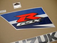 Suzuki GSX-R 1000 2011 - Weiß/Blaue Version - Dekorset