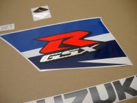 Suzuki GSX-R 1000 2011 - White/Blue Version - Decalset