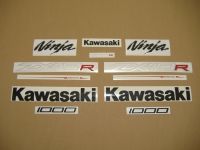 Kawasaki ZX-10R 2012 - Schwarze ABS Version - Dekorset