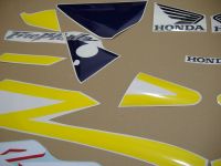 Honda CBR 954RR 2003 - Yellow/Darkblue Version - Decalset