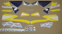 Honda CBR 954RR 2003 - Yellow/Darkblue Version - Decalset