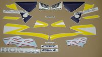 Honda CBR 954RR 2003 - Gelb/Dunkelblaue Version - Dekorset