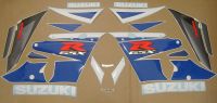 Suzuki GSX-R 1000 2003 - White/Blue Version - Decalset