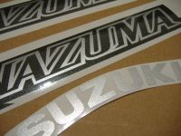 Suzuki Inazuma 2014 - Black Version - Dekorset