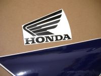 Honda CBR 600 F4 Sport 2002 - White/Dark blue Version - Decalset