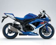 Suzuki GSX-R 600 2008 - White/Blue Version - Decalset