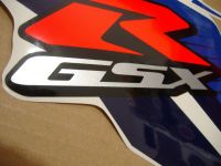 Suzuki GSX-R 600 2012 - Weiß/Blaue Version - Dekorset