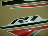 Yamaha YZF-R1 RN22 2015 - Weiß/Rote Version - Dekorset