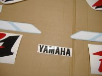 Yamaha YZF-R1 RN01 1998 - White/Red Version - Decalset