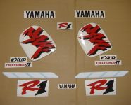 Yamaha YZF-R1 RN01 1998 - Weiß/Rot Version - Dekorset