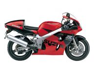 Suzuki GSX-R 600 1998 - Rot/Schwarze Version - Dekorset