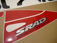 Suzuki GSX-R 600 1998 - Red/Black Version - Decalset