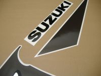 Suzuki GSX-R 600 1998 - Rot/Schwarze Version - Dekorset