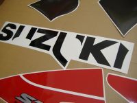 Suzuki GSX-R 600 1998 - Red/Black Version - Decalset