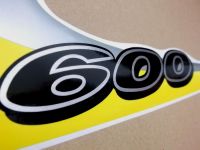 Suzuki GSX-R 600 1999 - Yellow/Black Version - Decalset