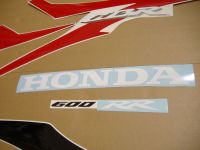 Honda CBR 600RR 2008 - Rote Version - Dekorset