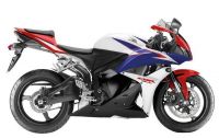 Honda CBR 600RR 2010 - White/Blue/Red Version - Decalset