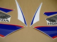 Honda CBR 600RR 2010 - White/Blue/Red Version - Decalset