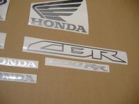 Honda CBR 600RR 2011 - Schwarze Version - Dekorset
